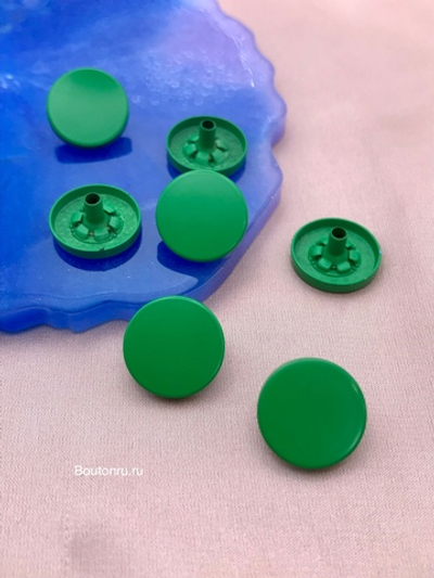 Шляпка под установочные кнопки зеленая