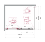 Душевой уголок BelBagno MARINO-2-AH-1-110/90-C-CR 110х90см профиль хром, стекло прозрачное