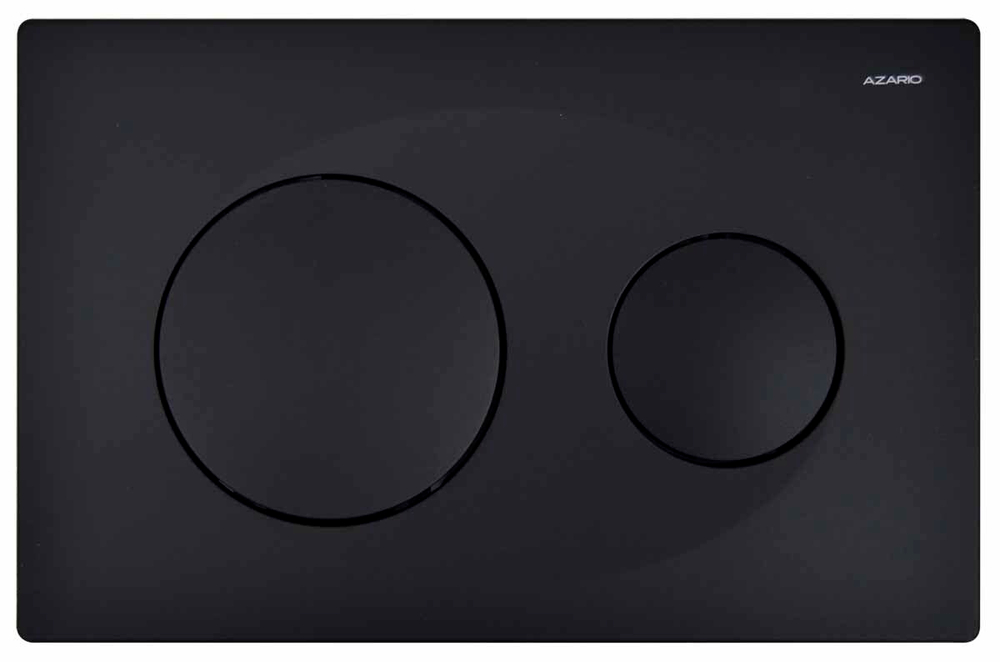 Комплект подвесной безободковый унитаз Azario Grado AZ-8010-1000+AZ-8200-0013+AZ-0046N-MB с микролифтом + система инсталляции с кнопкой смыва черный матовый