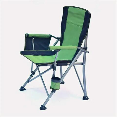 Кресло кемпинговое с подстаканником зелёный XY-812