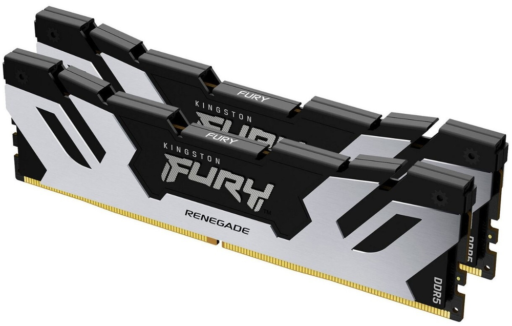 Оперативная память Kingston FURY Renegade DDR5 — 6800 / 7200 / 7600 / 8000 МГц (32–128 ГБ) Черный/белый