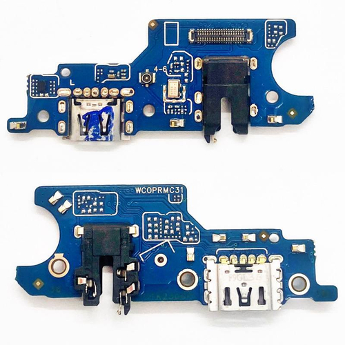 Шлейф для Realme C31 плата на системный разъем/разъем гарнитуры/микрофон