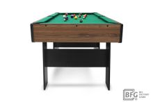 Бильярд BFG Compact Moby 4 (Аризона) (Пул, аризона/черный (ЛДСП), ЛДСП_16, Сукно Euro Pro 30 ш1.98м, Х/б сетка)