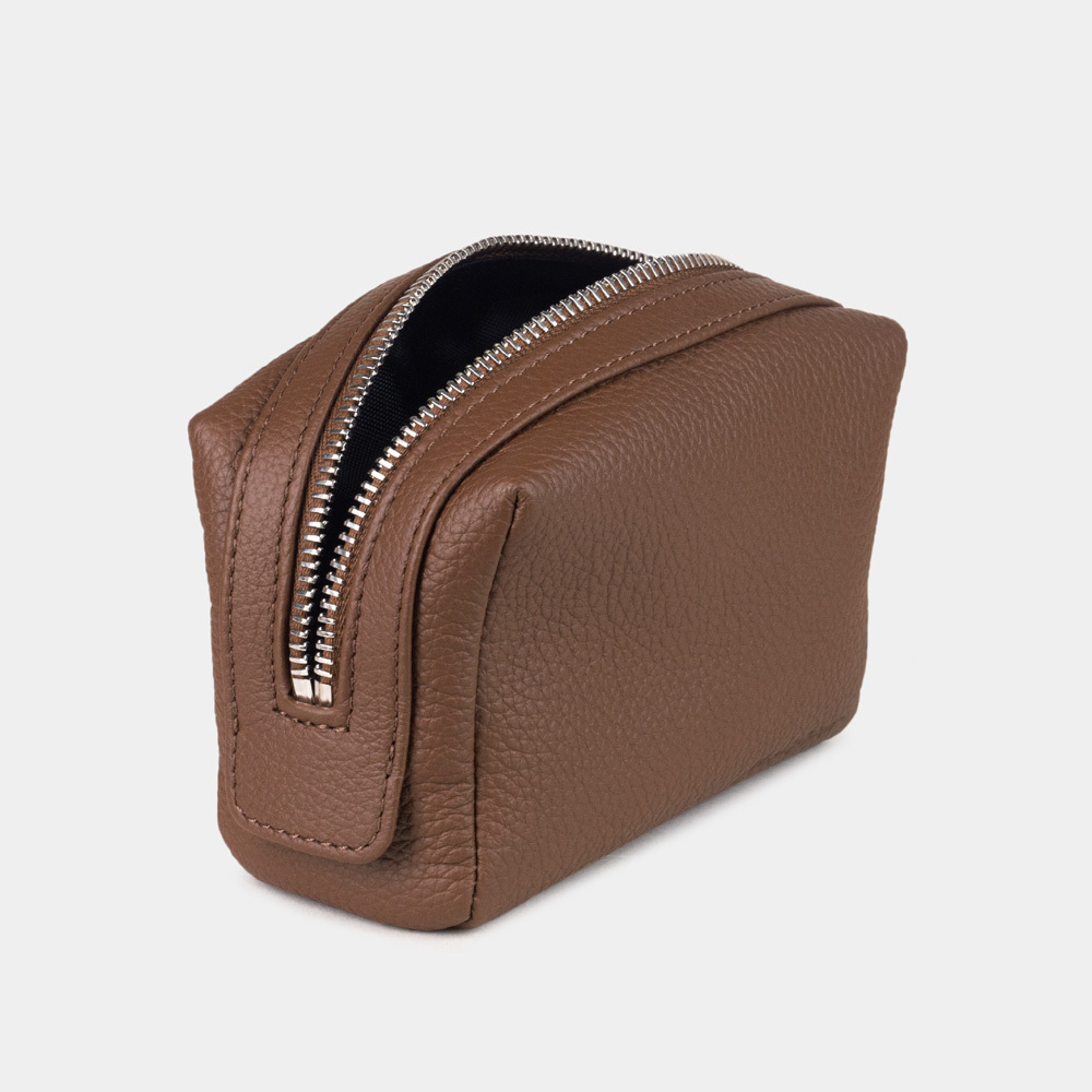 Несессер Mignon из кожи теленка, цвета шоколад