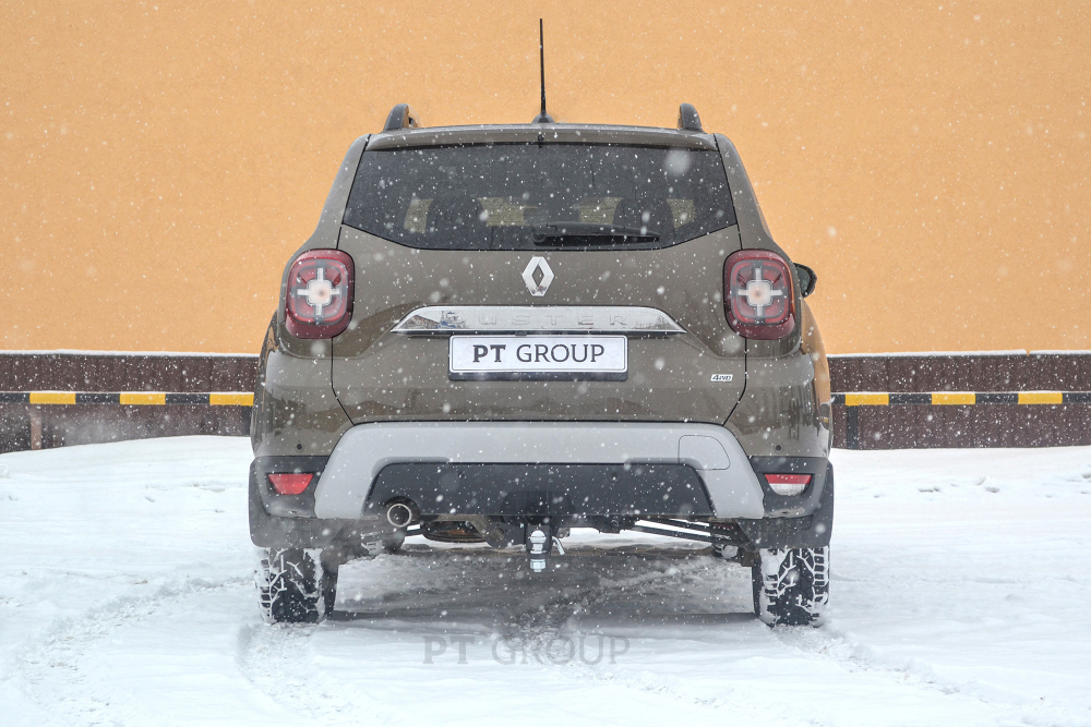 Фаркоп PT GROUP /съемный квадрат/ для RENAULT Duster 2012- /Kaptur 2016-/ NISSAN Terrano 2014-(паспорт и сертификат в комплекте)(без электрики) арт.NTE-12-991122.00