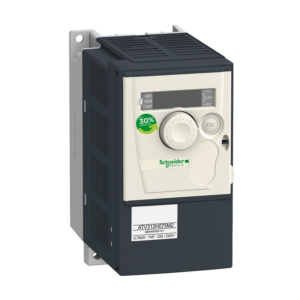 Частотный преобразователь 0,75кВт, 220В, 4,8А, Schneider Electric - ATV312H075M2, Серия ATV312