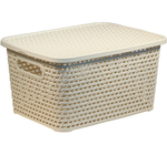 Ящик РОТАНГ с крышкой 13л. 370*280*190мм М2375