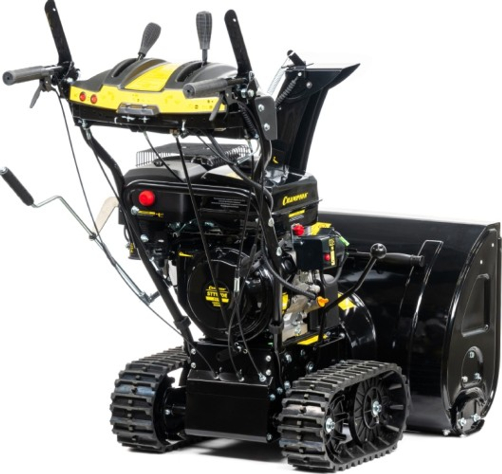 Снегоуборщик бензиновый гусеничный электростартер CHAMPION STT1170E