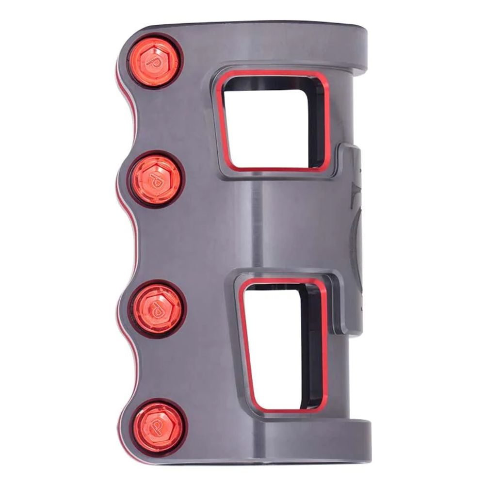 Зажим для трюкового самоката Oath Carcass SCS (серый / красный)