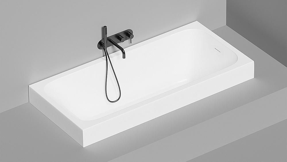 Ванна Salini ORLANDA KIT S-stone 102127M 170x75 белая