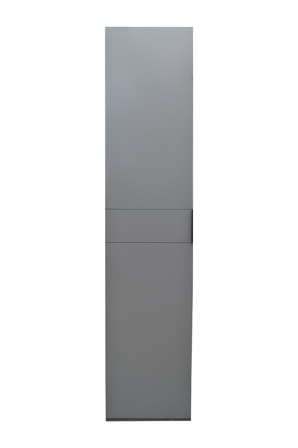 Шкаф Alto пенал c вешалкой,цвет серый Кобальт, фасад глуxой 50x57x228.5см Garda Decor