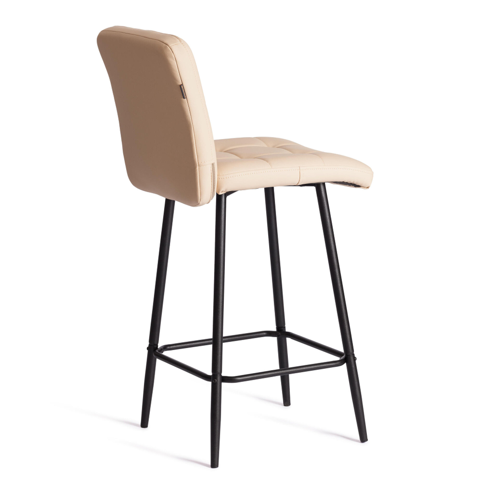 Полубарный стул  Medeo/Медео экокожа , бежевый, 42х56х102 см