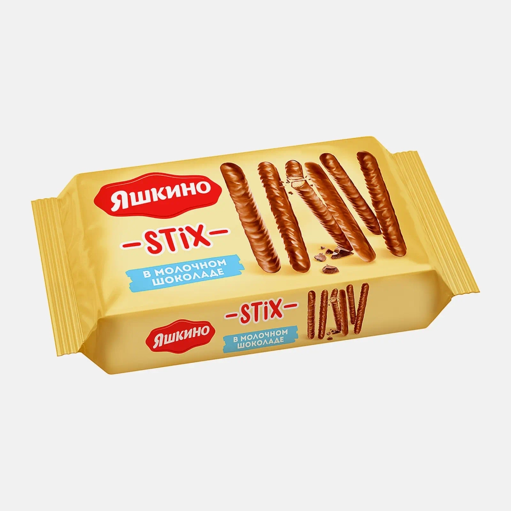 Печенье Chocostix палочки в молочном шоколаде Яшкино 130г