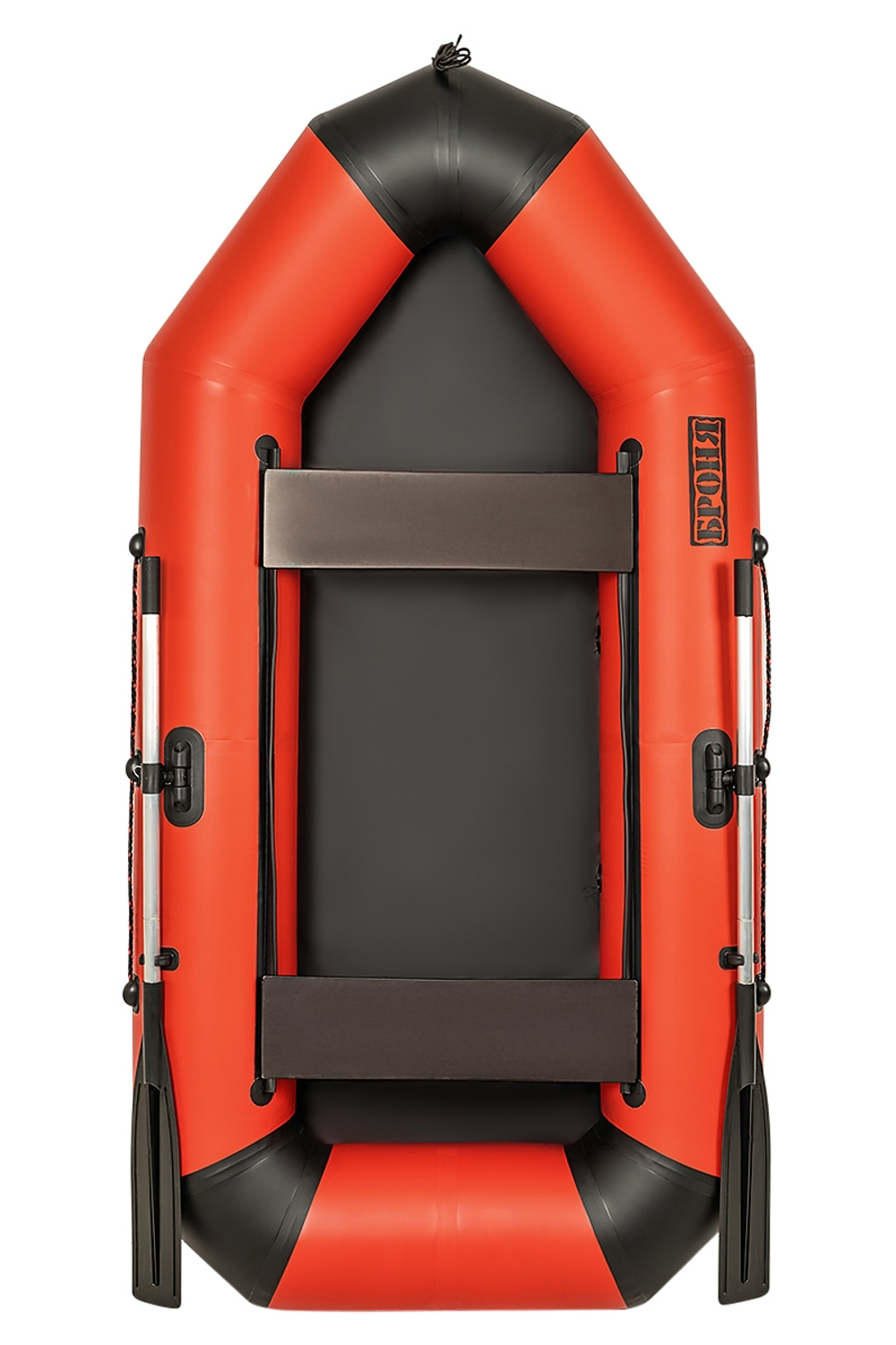 Броня-260 красный-черный (лодка ПВХ с усилением)