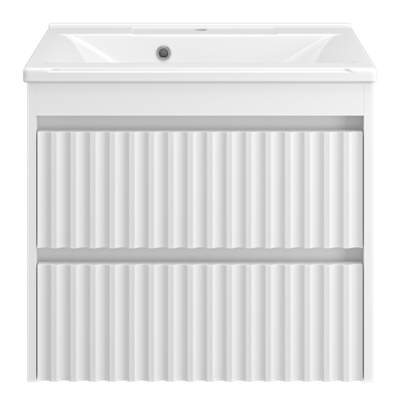 Тумба под раковину Brevita Balaton 65 подвесная (белая)