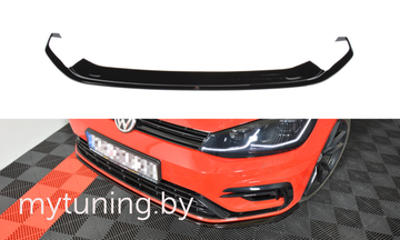 Сплиттер бампера переднего для VOLKSWAGEN Golf VII R (17-...)