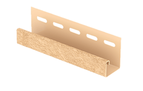 J-планка Стоун-хаус Кирпич Песочный