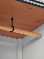 IKEA Шкаф-витрина HEMNES стекло/стекло, 198х90х37, белый/св-коричневый, из массива дерева, КЫМОР (ХЕМНЭС ИКЕА), массив сосны