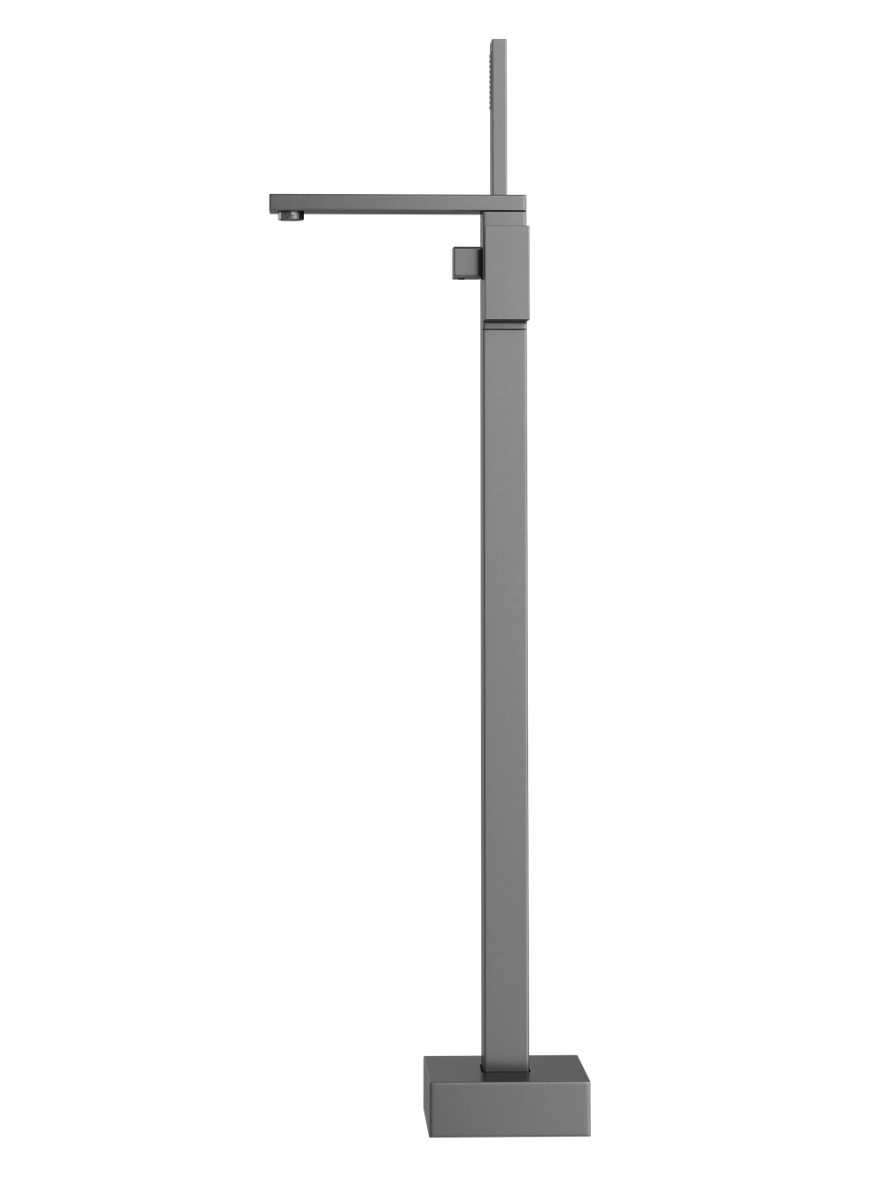 Напольный смеситель для ванны с душем STWORKI Карлстад S35130GB вороненая сталь