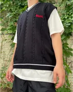 Жилет БИЧ Вязаный Чёрный