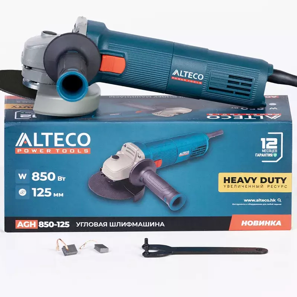 Угловая шлифмашина AGH 850-125 ALTECO HEAVY DUTY