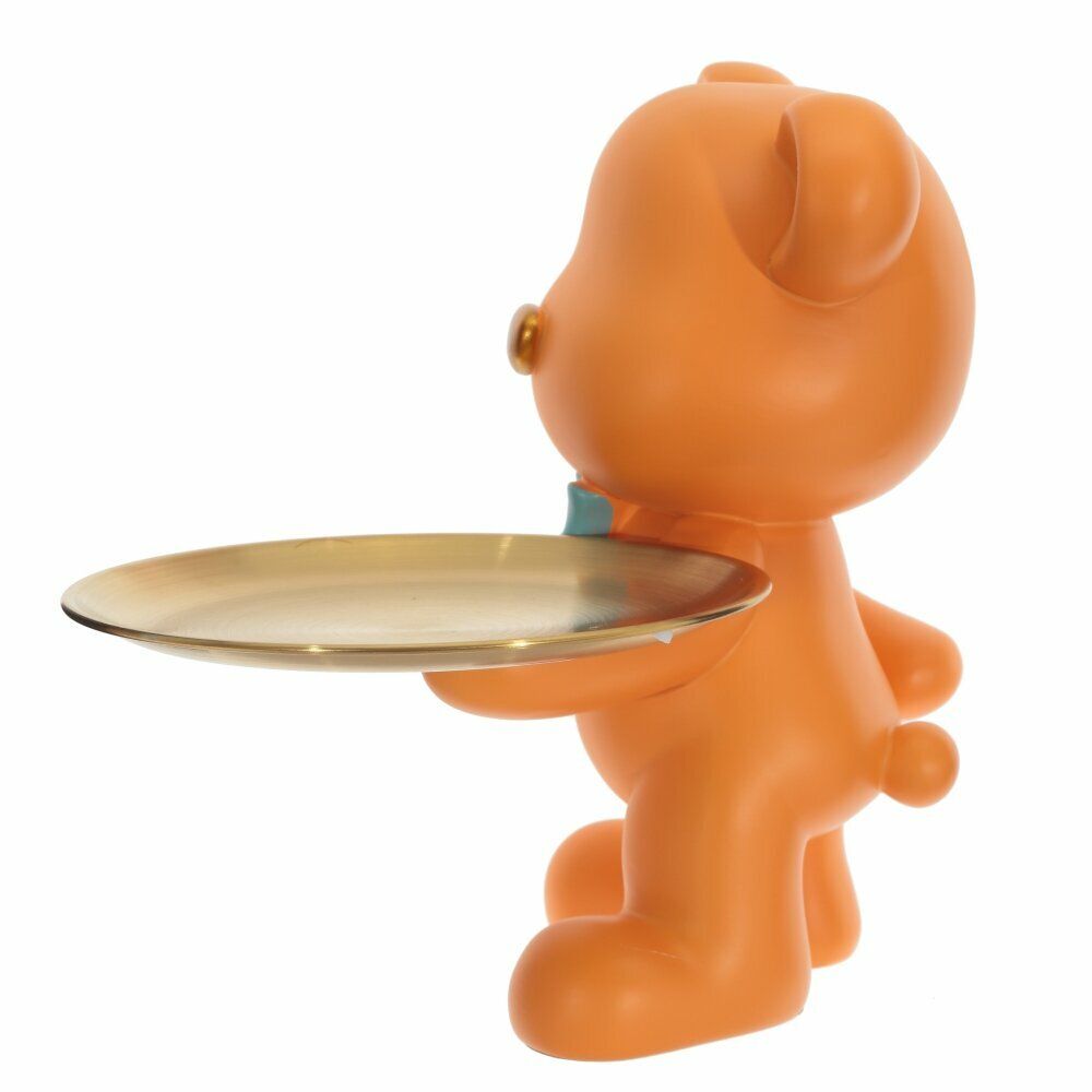 GAEM Фигурка декоративная "Медвежонок" с блюдом, L25 W22 H24 см