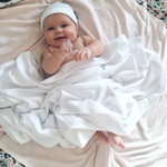 Плед-пелёнка Mjölk White, уценка