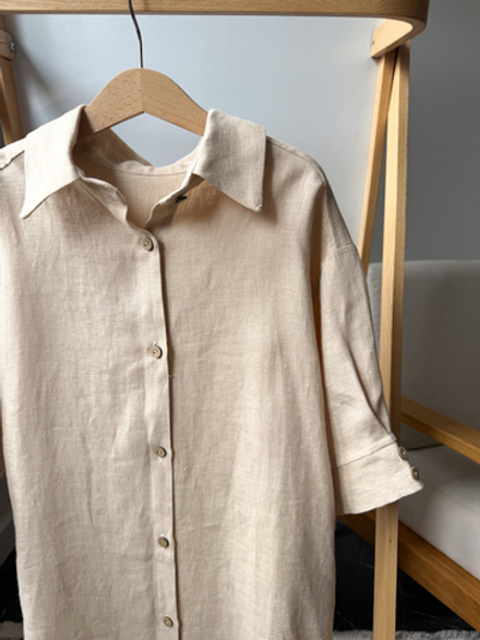 Льняное платье-рубашка Nunki, 140