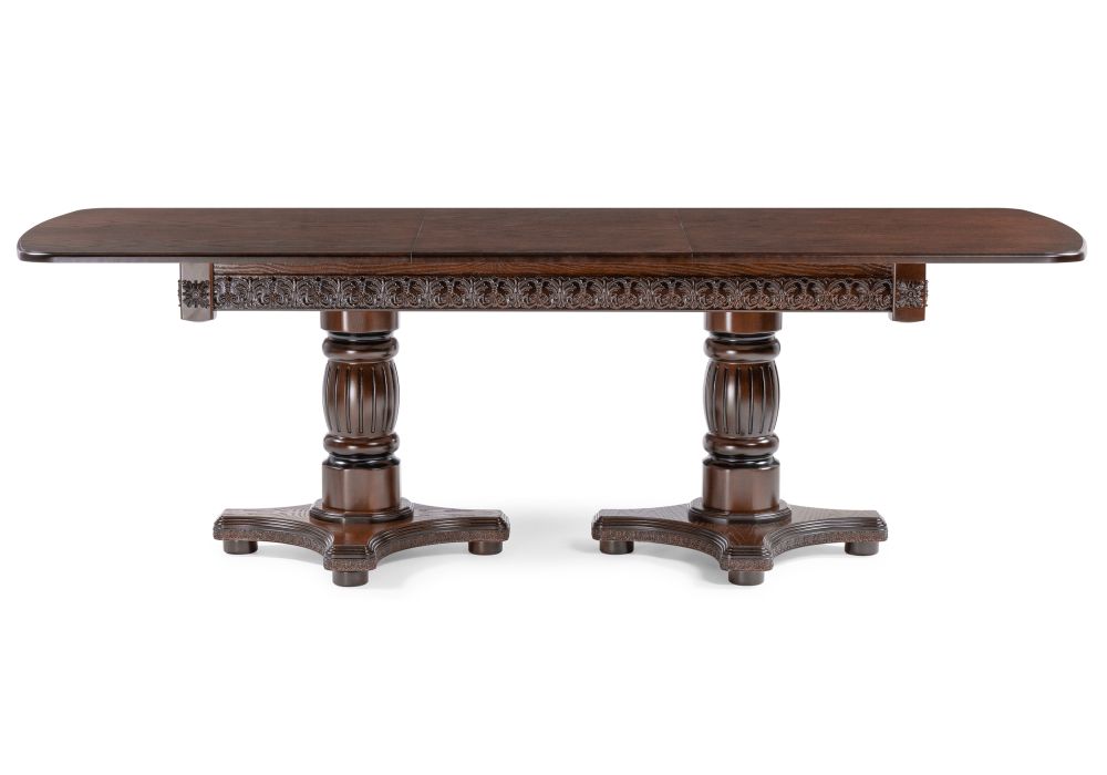 Деревянный стол Морнит 180(240)х100х76 орех темный / орех