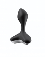 Черная анальная пробка с вибрацией Game Changer - 11,5 см. (Цвет: черный)