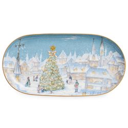 БЛЮДО ОВАЛЬНОЕ LEFARD "СНЕЖНАЯ КОРОЛЕВА" 20,5 СМ (КОР=60ШТ.)