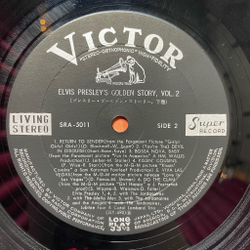 Винтажная виниловая пластинка LP Elvis Presley Golden Story Volume 2 (Japan 1965) (No Obi)