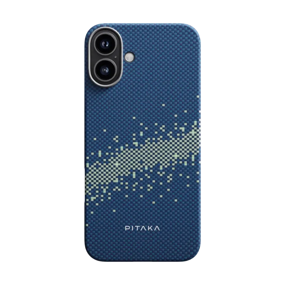 Чехол Pitaka StarPeak Tactile Woven case для iPhone 16, Milky Way Galaxy (KI1601MYG)