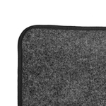 Ковры VOLVO FM до 2008 года (экокожа, черный, черный кант, зеленая вышивка)