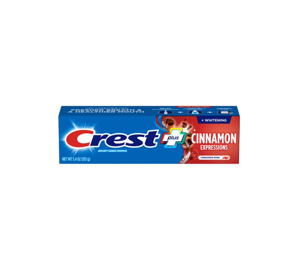 Зубная паста Crest Complete Whitening Plus Cinnamon со вкусом корицы 5.4 oz