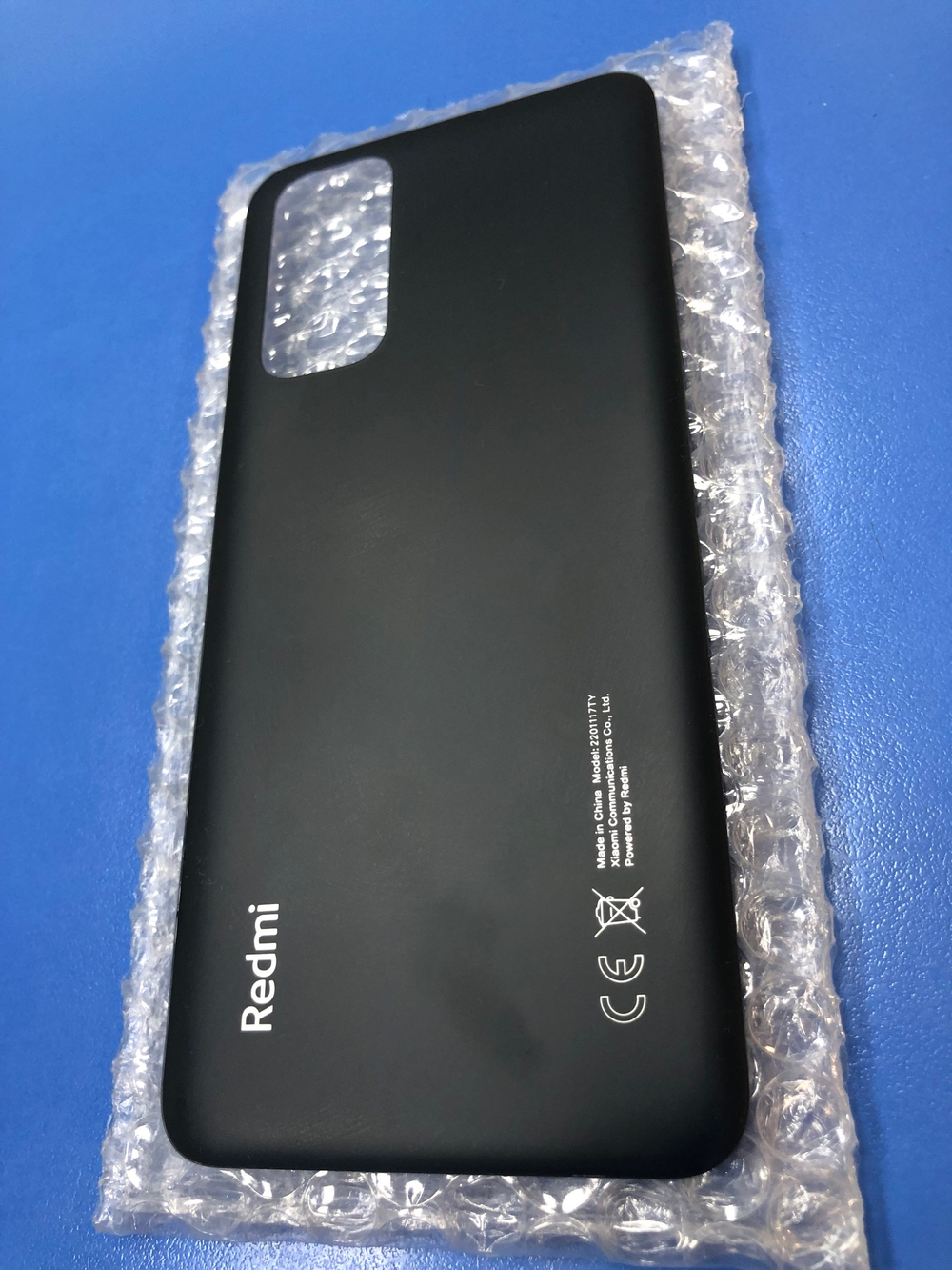 Задняя крышка чёрная для Xiaomi Redmi Not 11 4G, Оригинал снятая с нового телефона