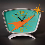 Настольные часы «Старт-61» 30×27 см — Mid-Century Modern и дух космической эры