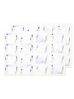 Набор наклеек 4,5х6 см, прямоугольные, 2 листа, лаванда