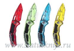 Сет 4 ножа Heretic Knives Medusa Auto MagnaCut Cel Shading Limited Editionфотография - 2
