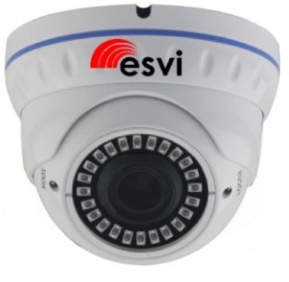 EVC-IP-DNT4.0-CX-P (XM) купольная уличная IP видеокамера, 4.0Мп*21к/с, f=2.8-12мм, POE