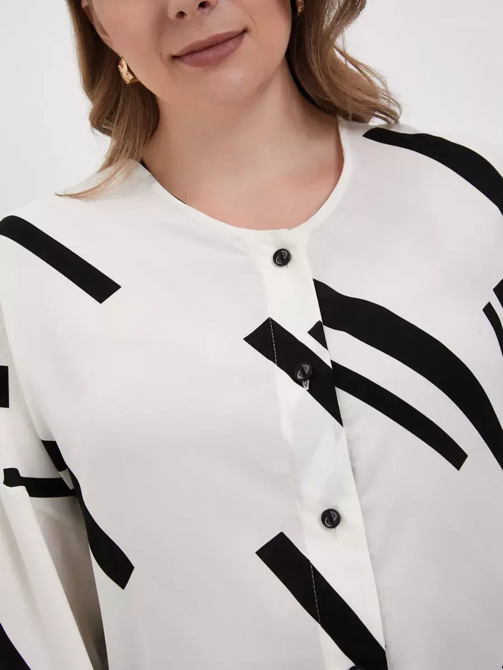 Блузка шифон прямая