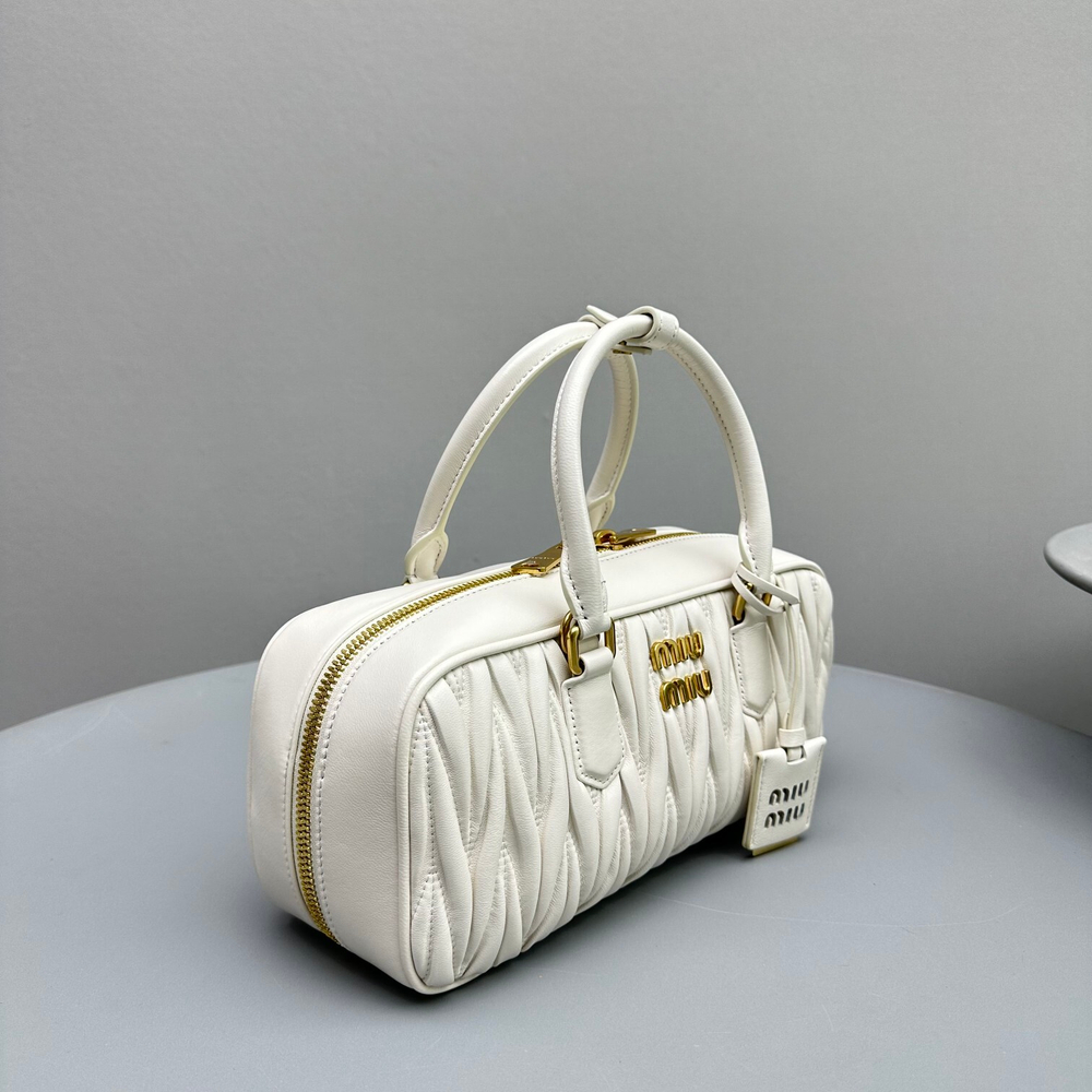 Miu Miu Arcadie Matelasse Nappa Leather Bag 27 cm