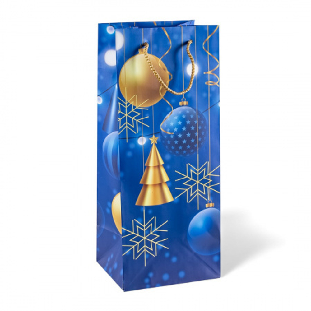 Сумка лам.15*36*12 под бут.Синие грузы 1 шт