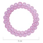 Резинки для волос НАБОР 5 шт., диаметр 4,5 см, пружинка, розовые, MONTE VITA, 457062