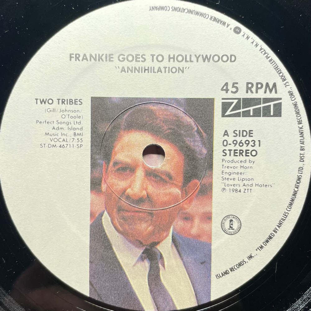 Frankie Goes To Hollywood ‎– Two Tribes - Annihilation (США 1984г.) 12", 45 RPM