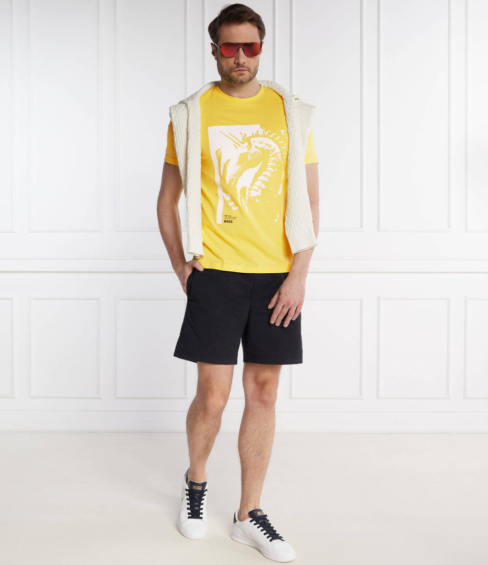 Футболка Te_Sea_horse BOSS ORANGE - желтый(50515626)