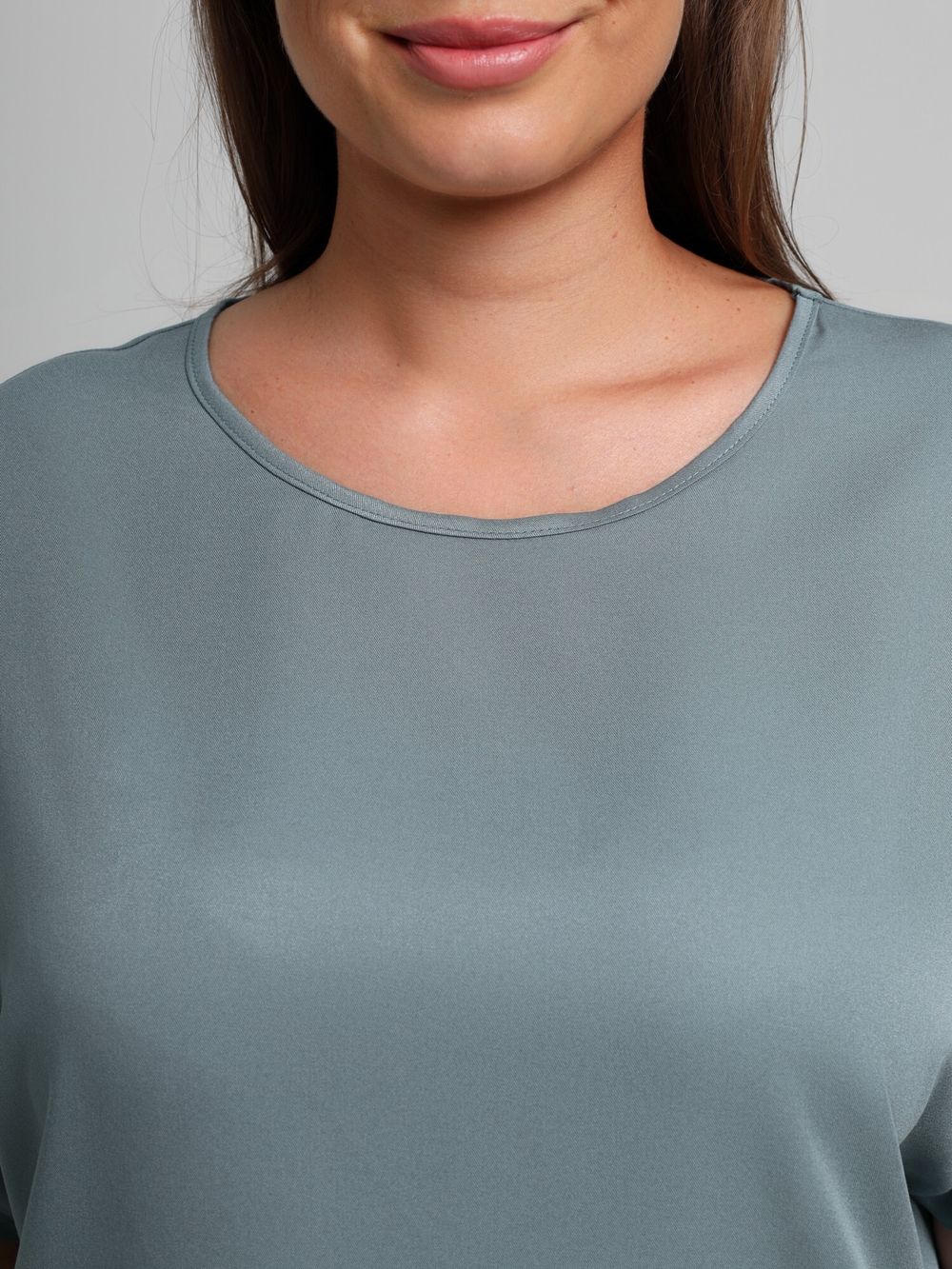 Блузка Летний драйв-4 Виотекс СЕРЫЙ