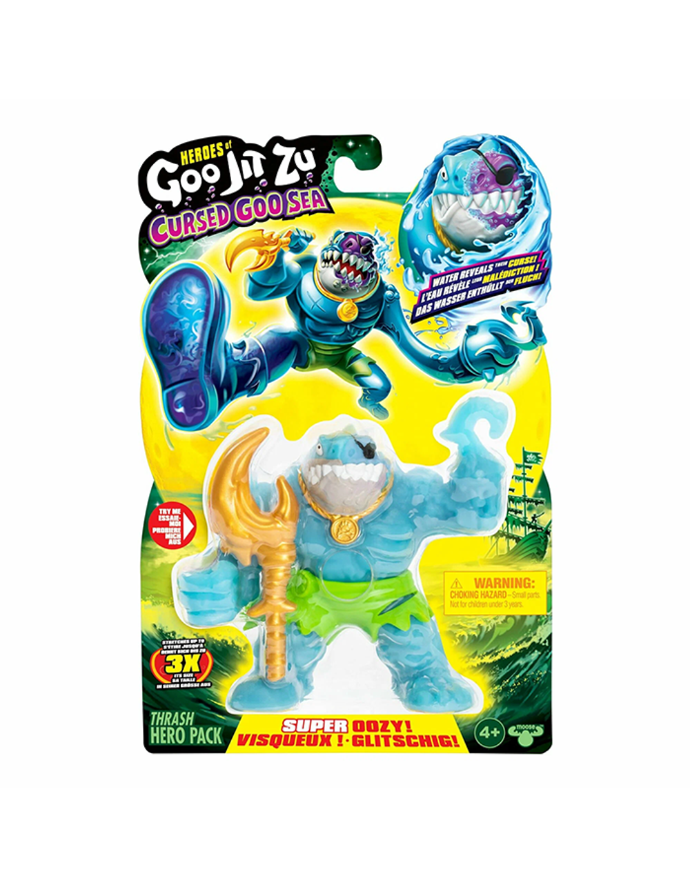 GooJitZu 42730 Траш Cursed Goo-Sea — суперэластичная тянучка фигурка