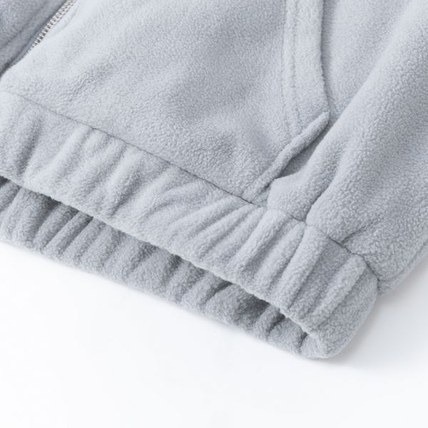 Толстовка Turbo fleece Zip серая - фото 10