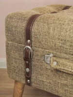 Пуфик для прихожей с ящиком